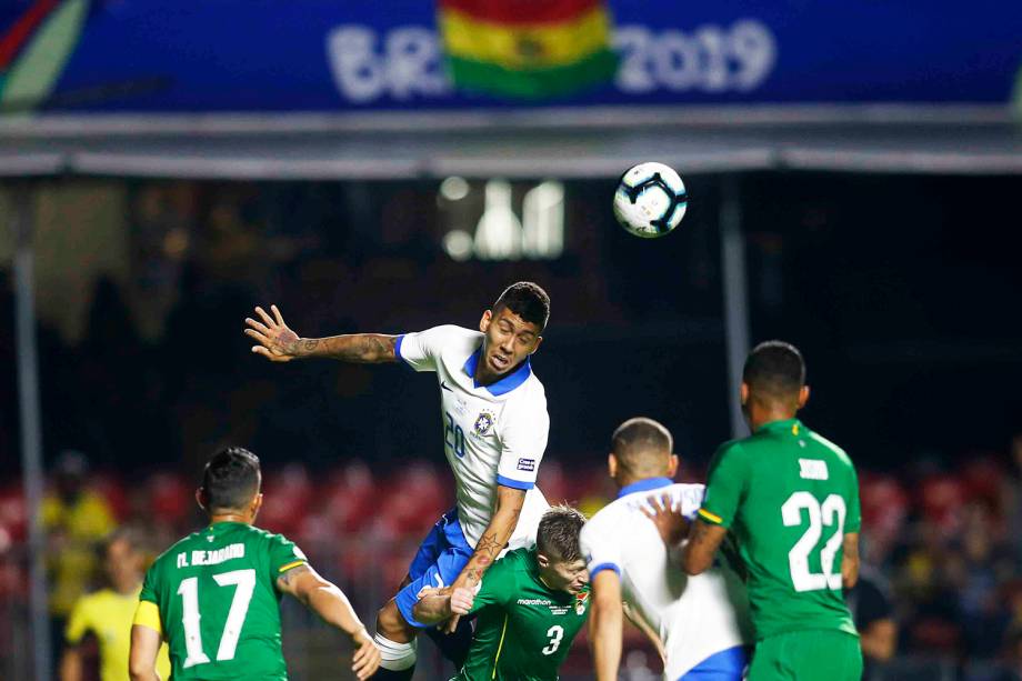 Partida entre Brasil e Bolívia, válida pela fase de grupos da Copa América, realizada no Estádio do Morumbi, em São Paulo (SP) - 14/06/2019