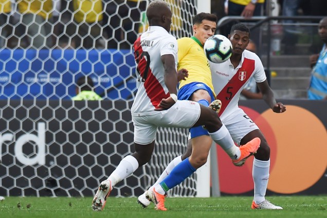 Partida entre Brasil e Peru, válida pela terceira rodada do grupo A da Copa América, realizada na Arena Corinthians - 22/06/2019