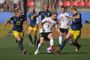 Futebol feminino – suécia x alemanha