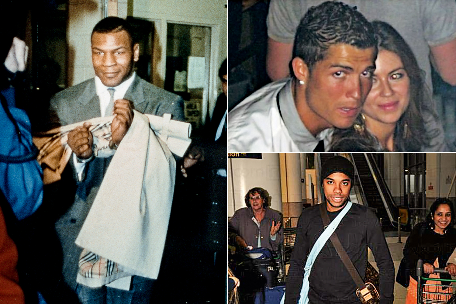 Mike Tyson, Cristiano Ronaldo e Robinho