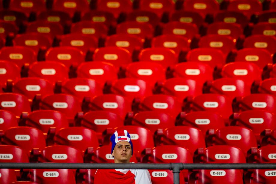 Morumbi tem público tímido para a partida entre Japão e Chile, válida pelo grupo C da Copa América