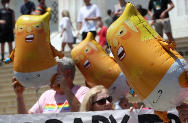 Code Pink Discusses Plans To Fly “Baby Trump” Balloon And Protest The Militarization Of Independence Day Code Pink Discusses Plans To Fly “Baby Trump” Balloon And Protest The Militarization Of Independence Day