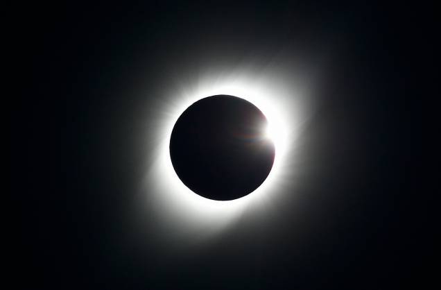 Eclipse total do sol sendo observado em Coquimbo, Chile - 02/07/2019 Eclipse total do sol sendo observado em Coquimbo, Chile - 02/07/2019