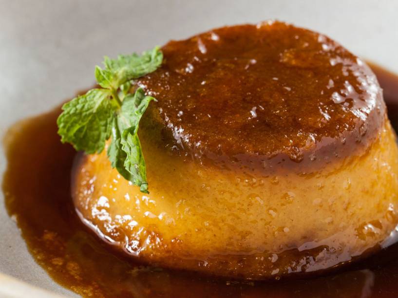 Pudim de cachaça: sobremesa do menu