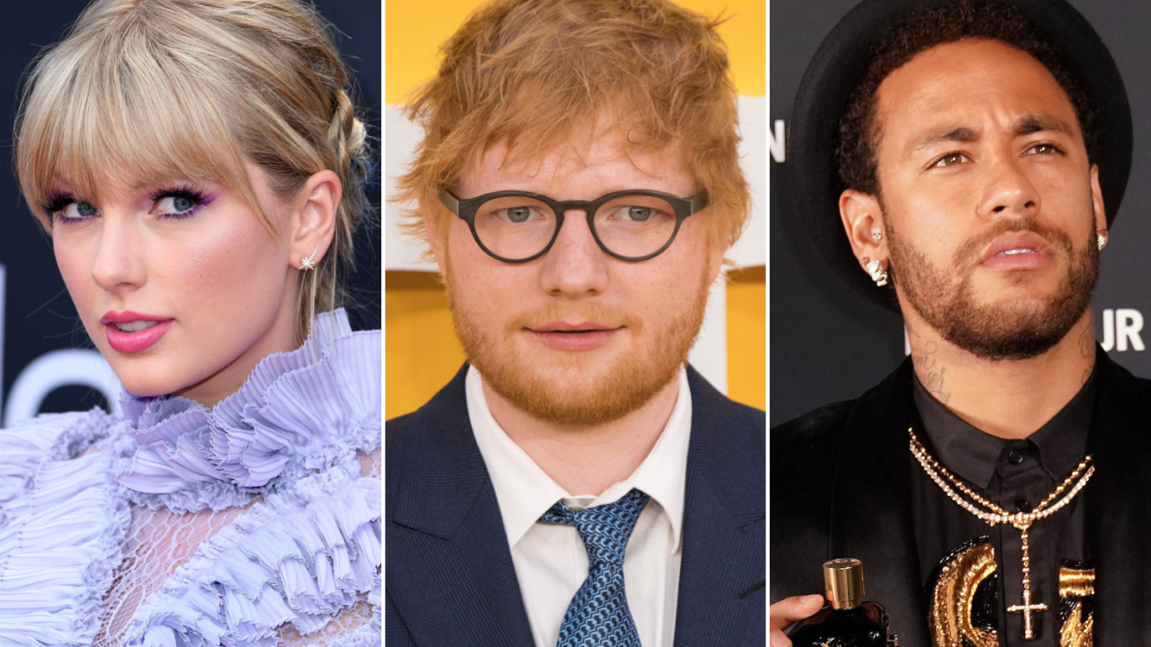 Taylor Swift, Ed Sheeran e Neymar estão na lista das 10 celebridades mais bem pagas do mundo