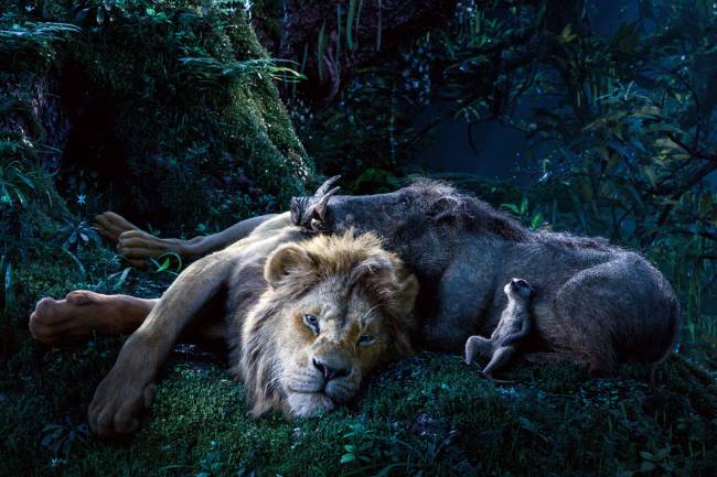 Simba, Timão e Pumba - O Rei Leão