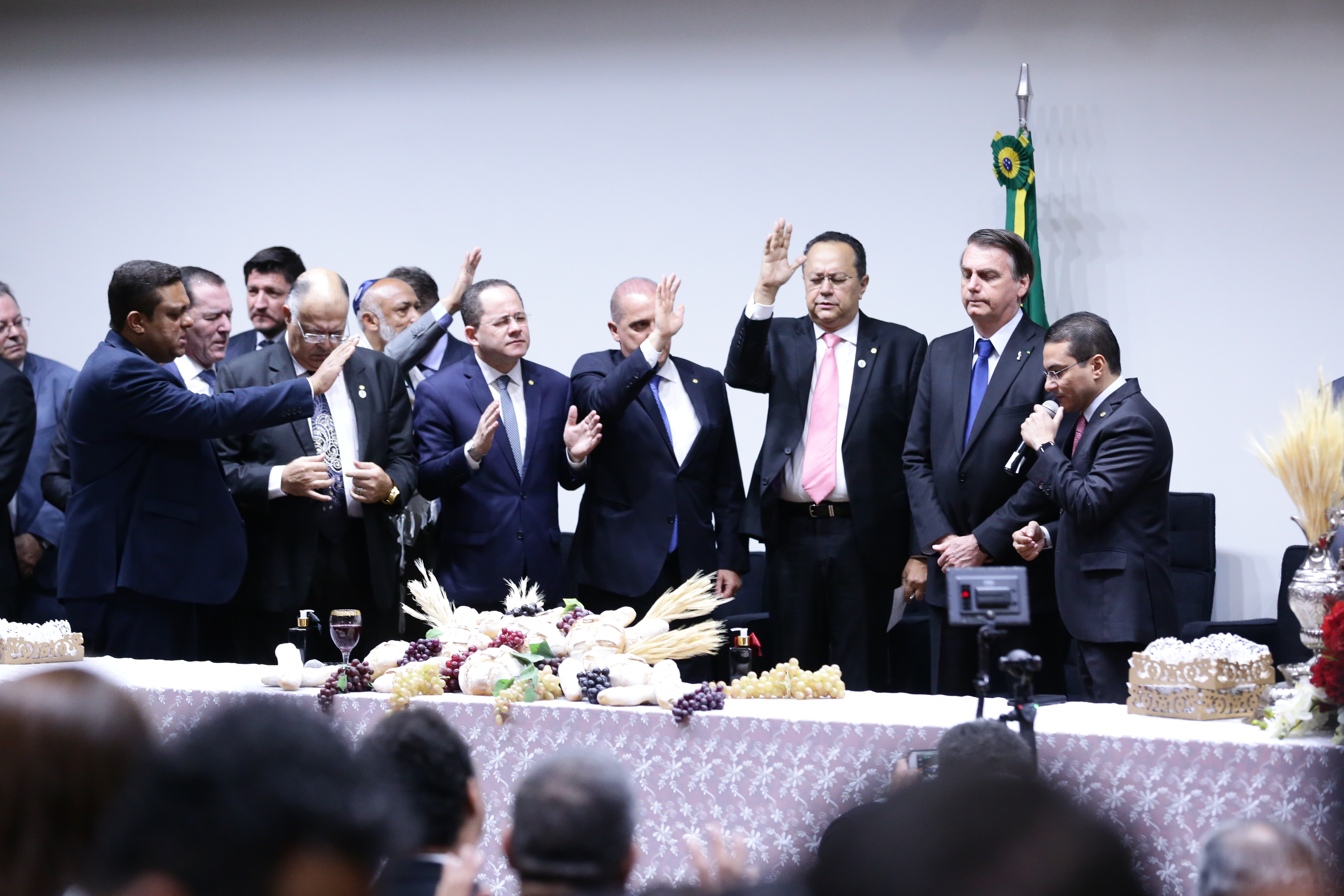 Foto culto Bolsonaro