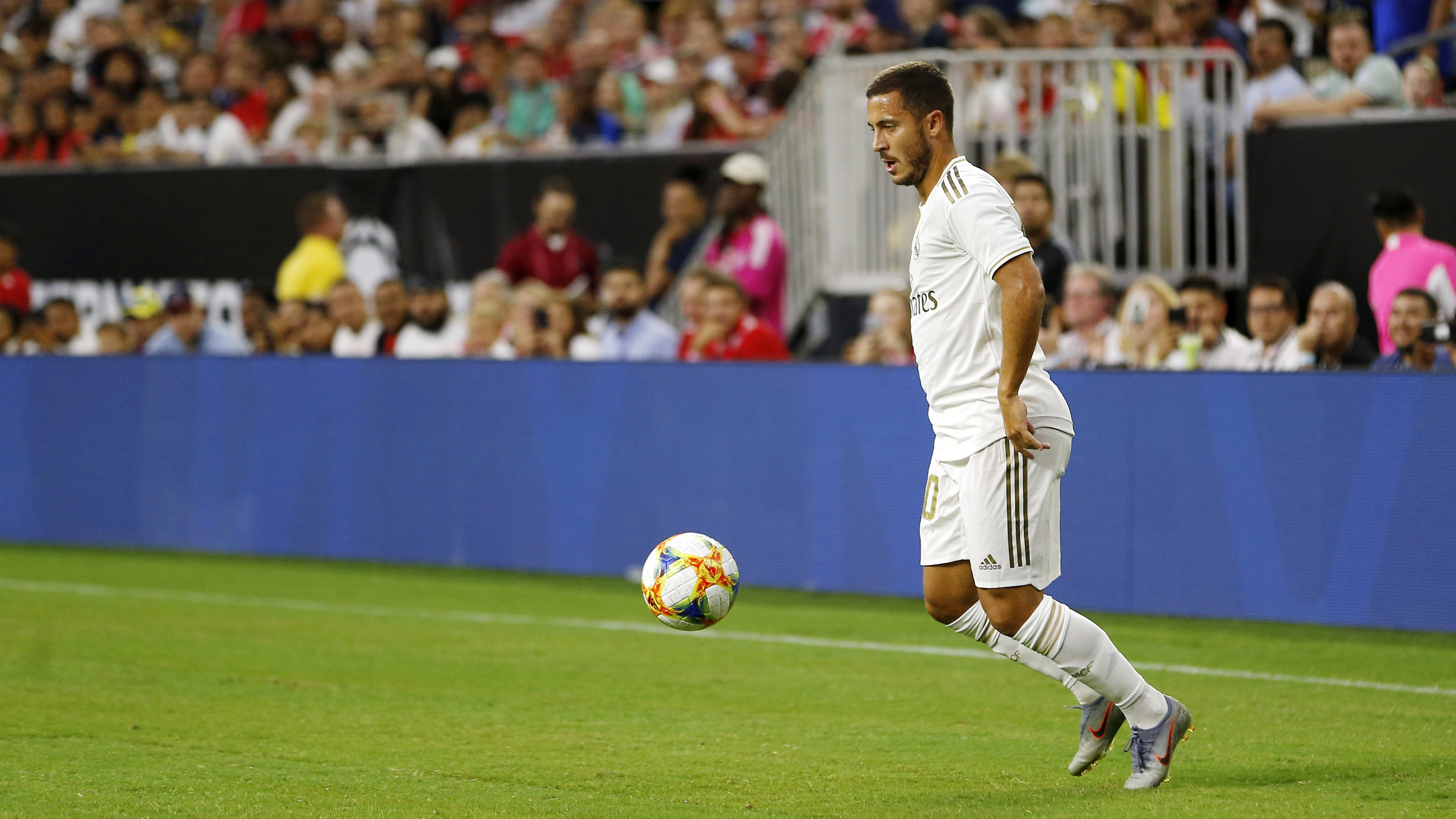 Eden Hazard, durante pré-temporada do Real Madrid