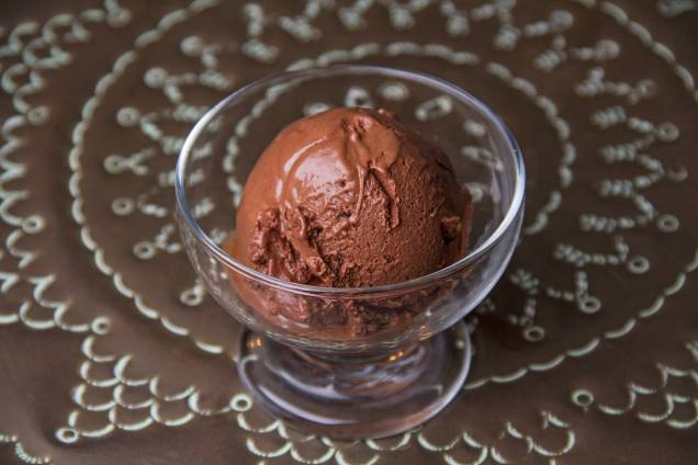 Para o momento doce: sorvete de cacau Para o momento doce: sorvete de cacau