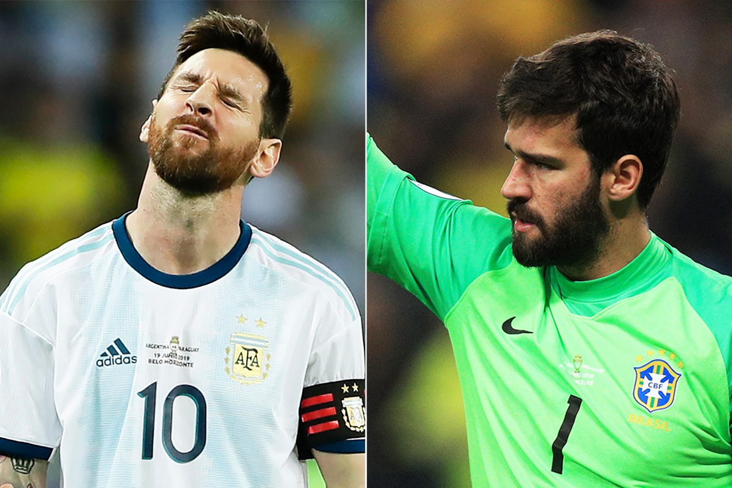 Messi e Alisson