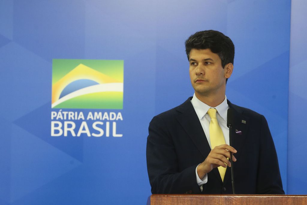 Gustavo Montezano toma posse como presidente do BNDES, em cerimônia no Palácio do Planalto (16/07/2019)
