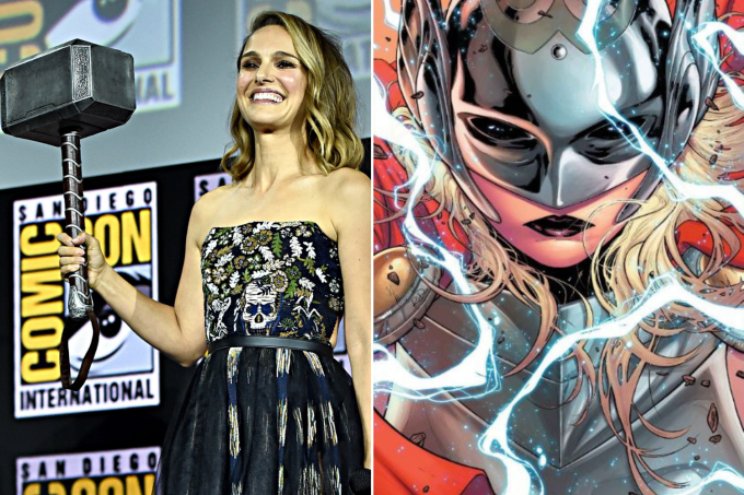 Natalie Portman é apresentada como a próxima Thor na San Diego Comic Con 2019; nos quadrinhos, personagem da atriz se transforma da Deusa do Trovão