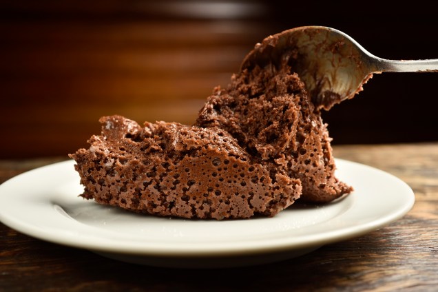 Para adoçar a refeição: mousse de chocolate de sobremesa do almoço