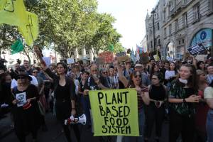 Protesto pela preservação da Amazônia em Londres