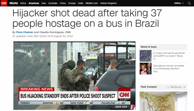 cnn ônibus