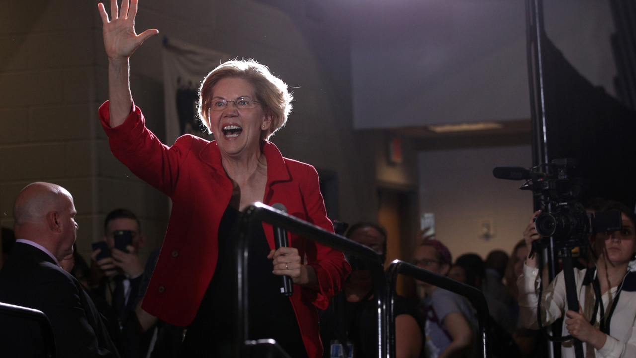 Elizabeth Warren, senadora e pré-candidata democrata à presidência dos Estados Unidos em 2020
