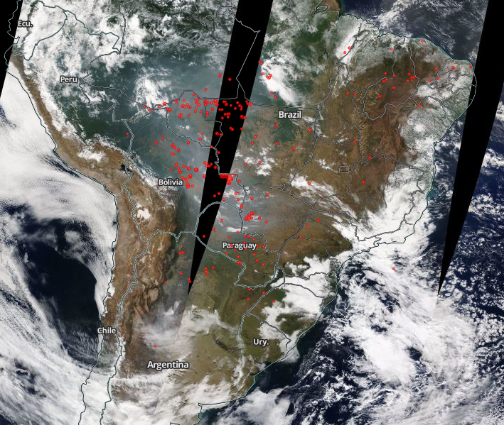 Incêndio amazônia NASA Incêndio amazônia NASA