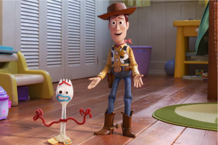 Cena do filme 'Toy Story 4'