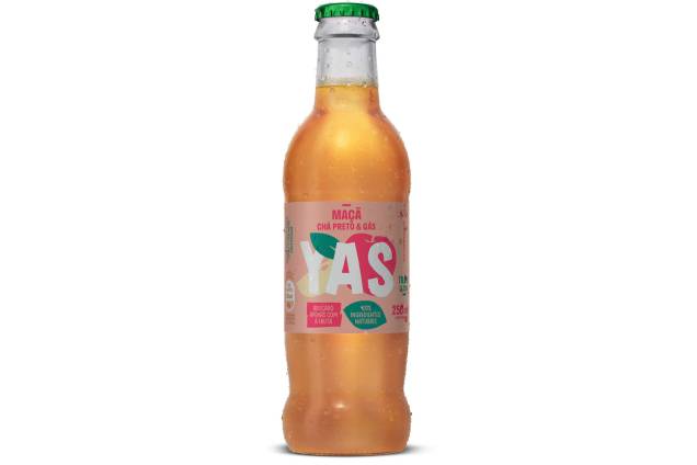 Refrigerante com frutas (Yas) - Bebida gaseificada preparada com suco e aroma natural de frutas e água com gás. Sem adição de açúcar e adoçante Refrigerante com frutas (Yas) - Bebida gaseificada preparada com suco e aroma natural de frutas e água com gás. Sem adição de açúcar e adoçante