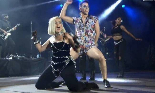 aa3f1b0c-78bc-4e56-80e3-6649b6661c02 O Mineiro de Governador Valadares, Gustavo Fiuzza dançando com a cantora Bebe Rexha