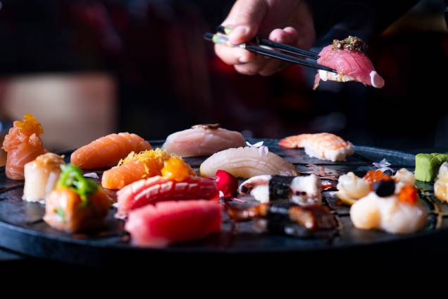 Variedade de sushis do Udon: tradicionais e contemporâneos