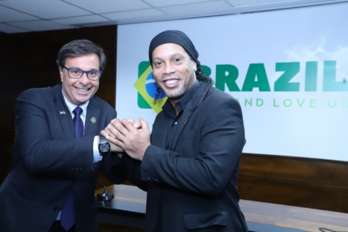 Ronaldinho Gaúcho é anunciado embaixador do turismo
