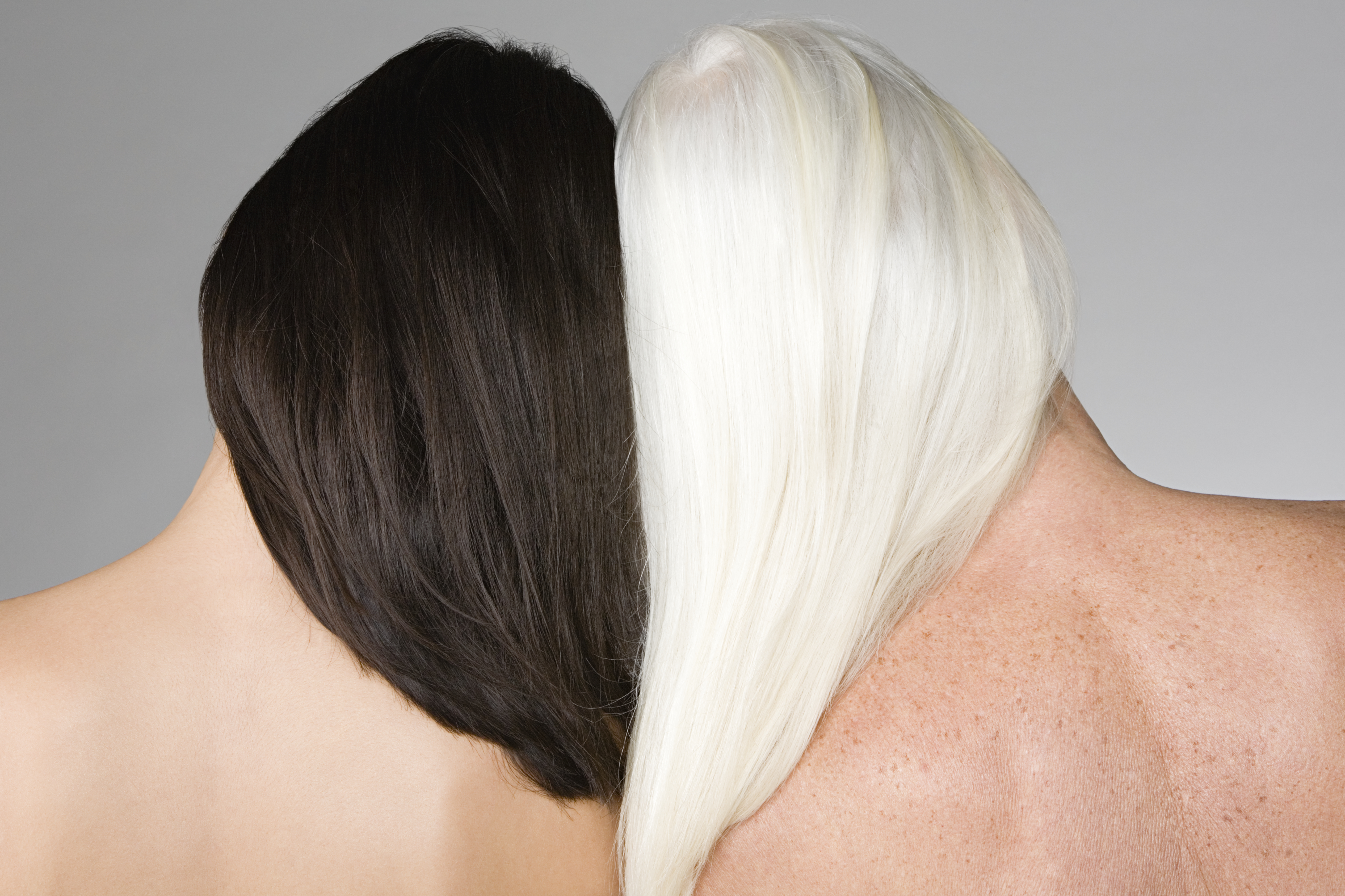 foto de cabelo branco de homem