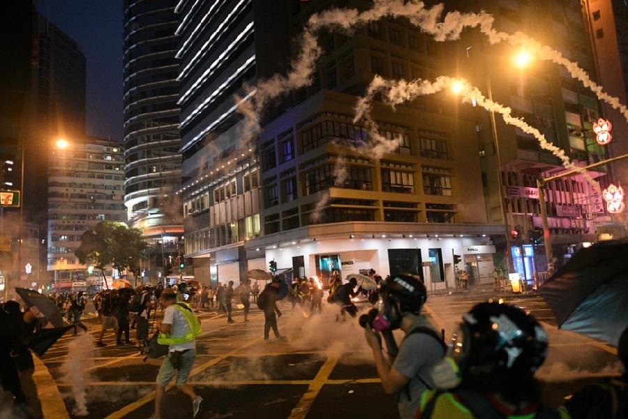 Confrontos em Hong Kong