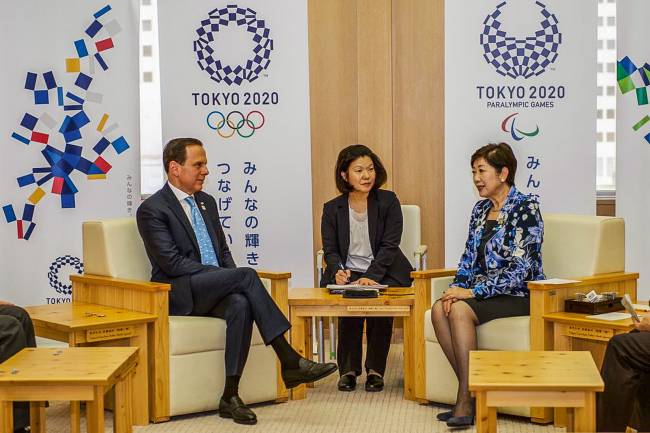 Reunião com a Governadora de Tóquio, Sra. Yuriko Koike Reunião com a Governadora de Tóquio, Sra. Yuriko Koike
