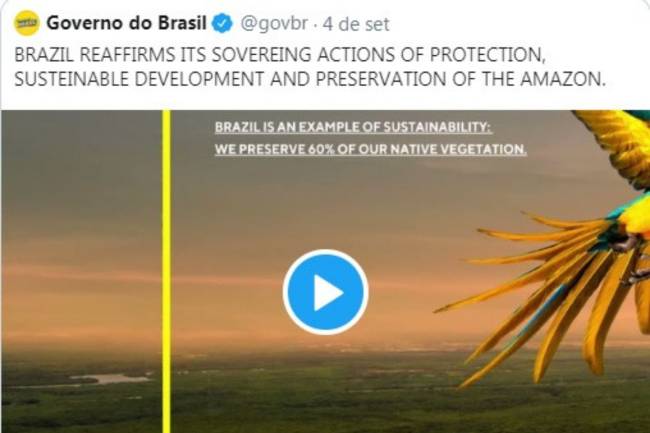 Em propaganda oficial no exterior, governo erra grafia em inglês