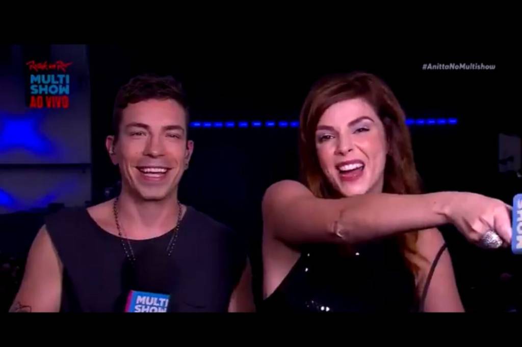 Vídeo: apresentadora do Multishow repete xingamento a Bolsonaro