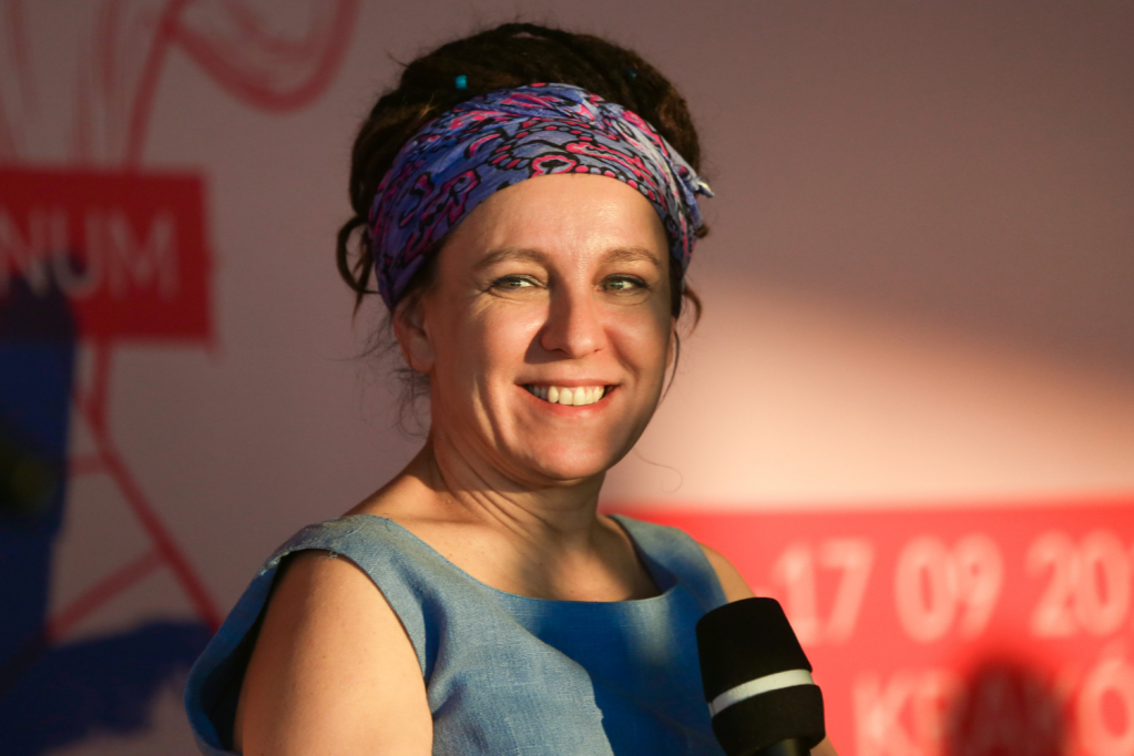 A ganhadora do Nobel de literatura 2019, Olga Tokarczuk