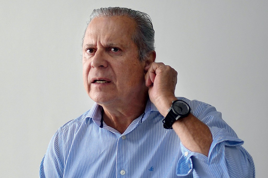 O ex-presidente do PT e ex-ministro José Dirceu