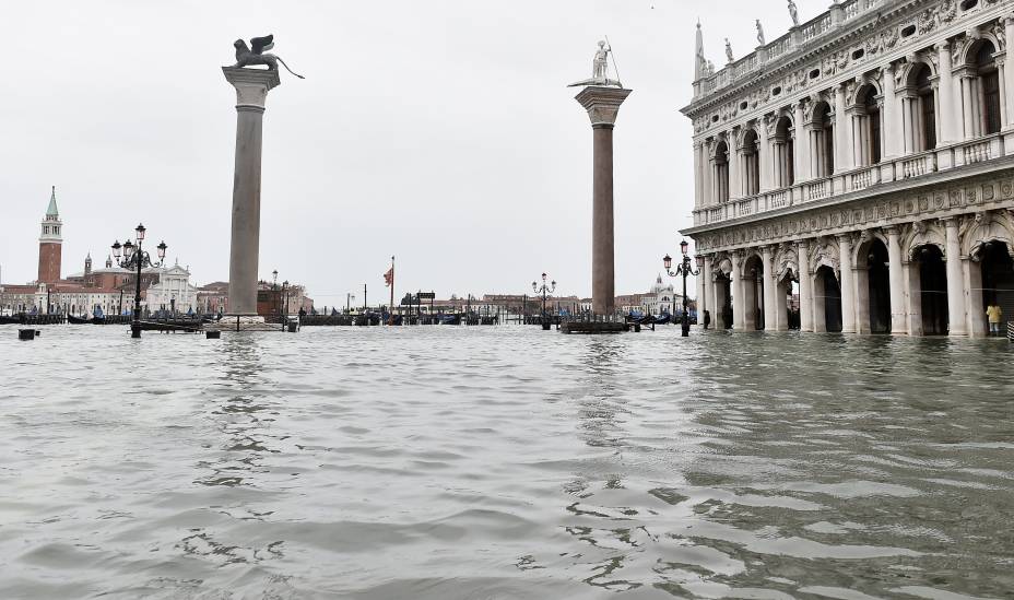 Praça San Marco foi fechada nesta sexta-feira - 15/11/2019