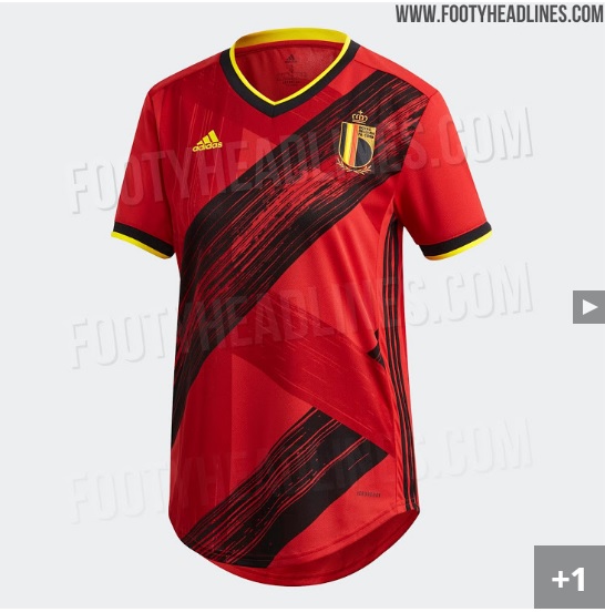 Nova camisa da seleção da Bélgica Nova camisa da seleção da Bélgica