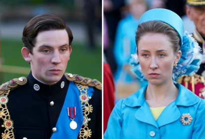 Príncipe Charles (Josh O'Connor) e princesa Anne (Erin Doherty) em 'The Crown'