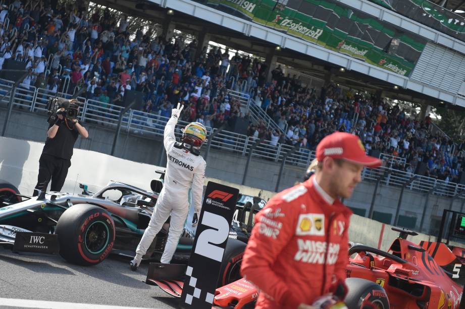 Treino classificatório para o GP Brasil de Fórmula 1, no Autódromo de Interlagos