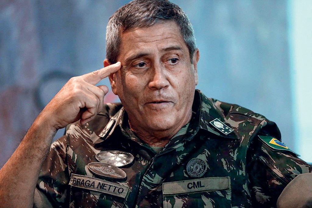 General Braga Netto, ministro da Defesa.