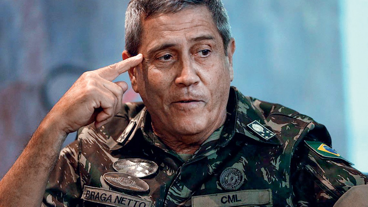 General Braga Netto, ministro da Defesa.