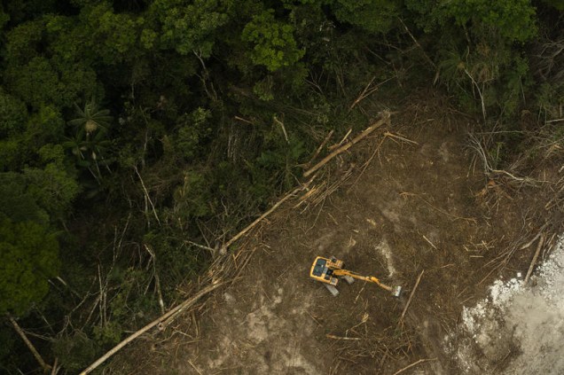 Cenas de um garimpo ilegal na Terra Indígena Munduruku, no Pará, em setembro de 2019