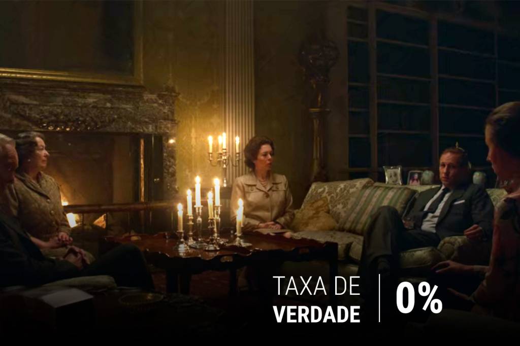 Cena da série 'The Crown'