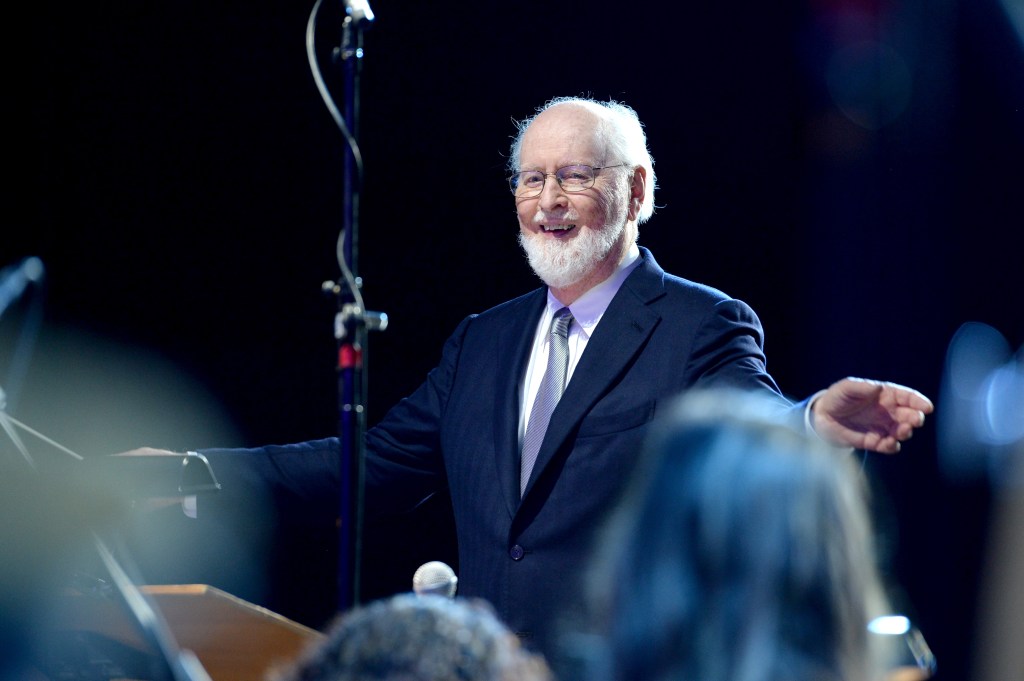 HOLLYWOOD, CA - DECEMBER 08: Composer John Williams performs onstage during Ambassadors for Humanity Gala Benefiting USC Shoah Foundation at The Ray Dolby Ballroom at Hollywood & Highland Center on December 8, 2016 in Hollywood, California. (Photo by Michael Kovac/Getty Images)