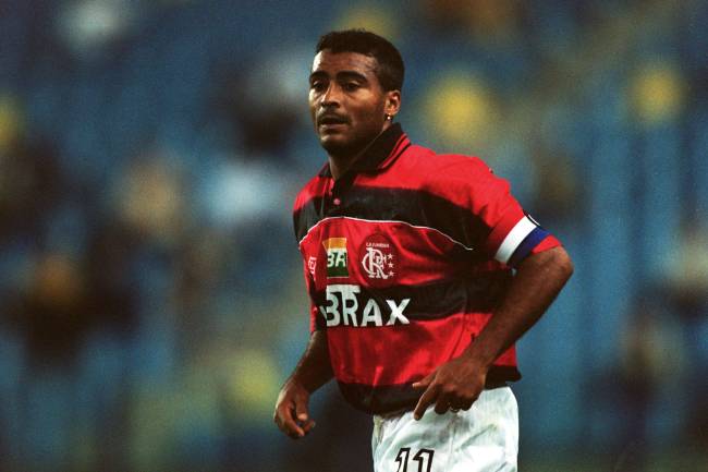Romário pelo Flamengo, em 1998