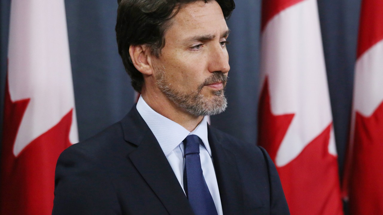 O primeiro-ministro do Canadá, Justin Trudeau