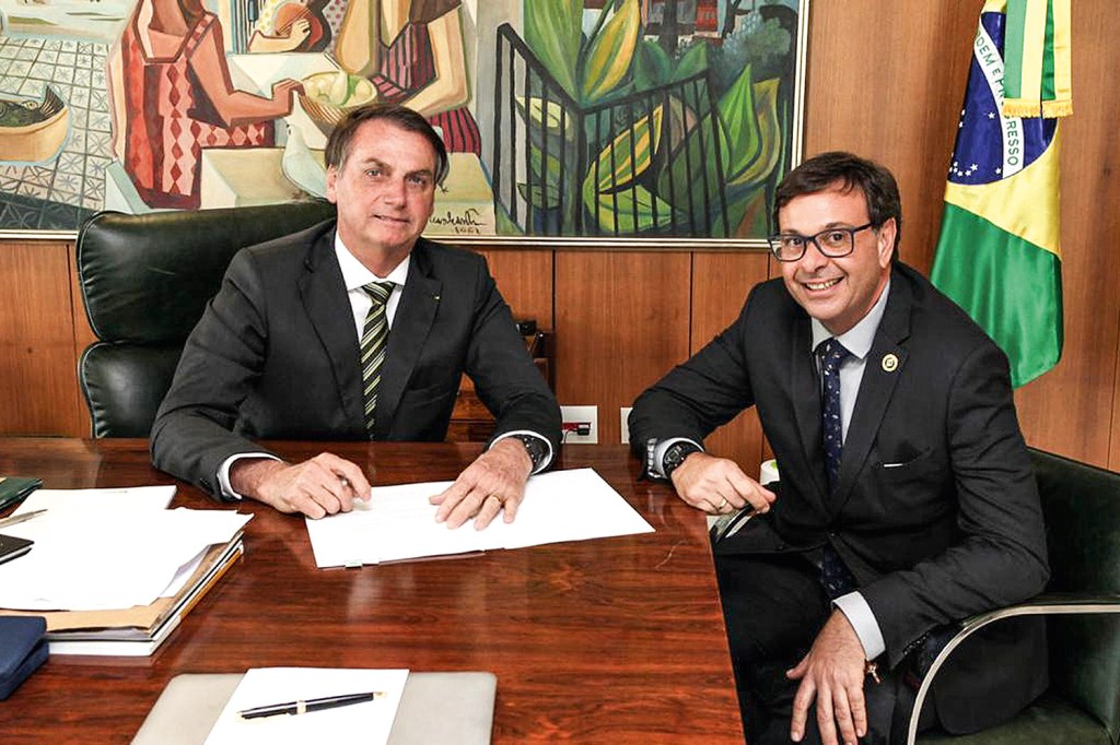 Jair Bolsonaro e Gilson Machado
