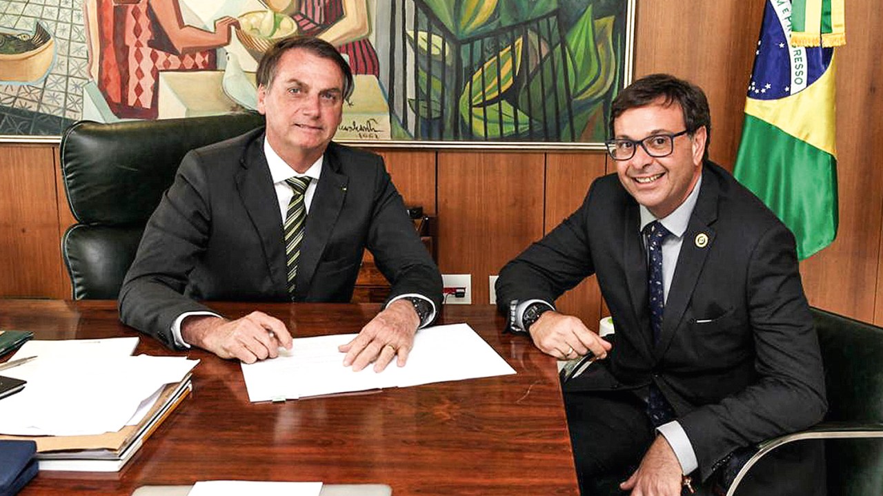 Jair Bolsonaro e Gilson Machado