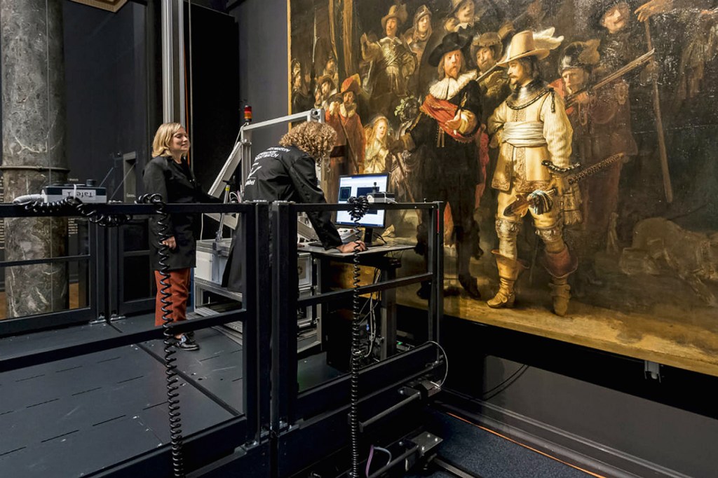 A ajuda da máquina: ela indica a profissionais exatamente como Rembrandt traçou seu quadro mais famoso