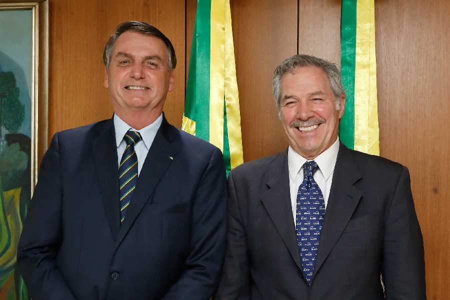 Bolsonaro e Felipe Solá
