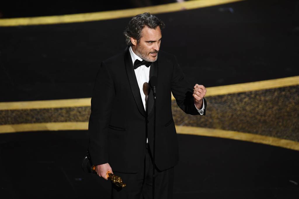 Joaquin Phoenix vence o Oscar de melhor ator por 'Coringa' (09/02/2020)