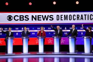 Democratic Presidential Candidates Debate In Charleston Ahead Of SC Primary